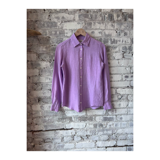 Coraz Linen Shirt - Lilac - DUNE + SALT