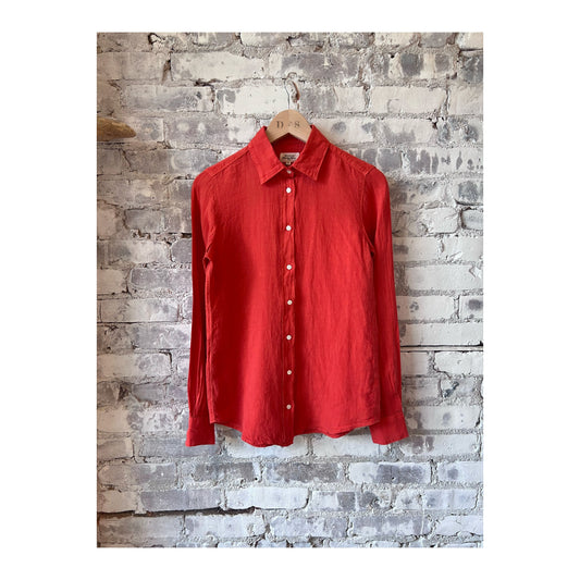 Coraz Linen Shirt - Poppy - DUNE + SALT