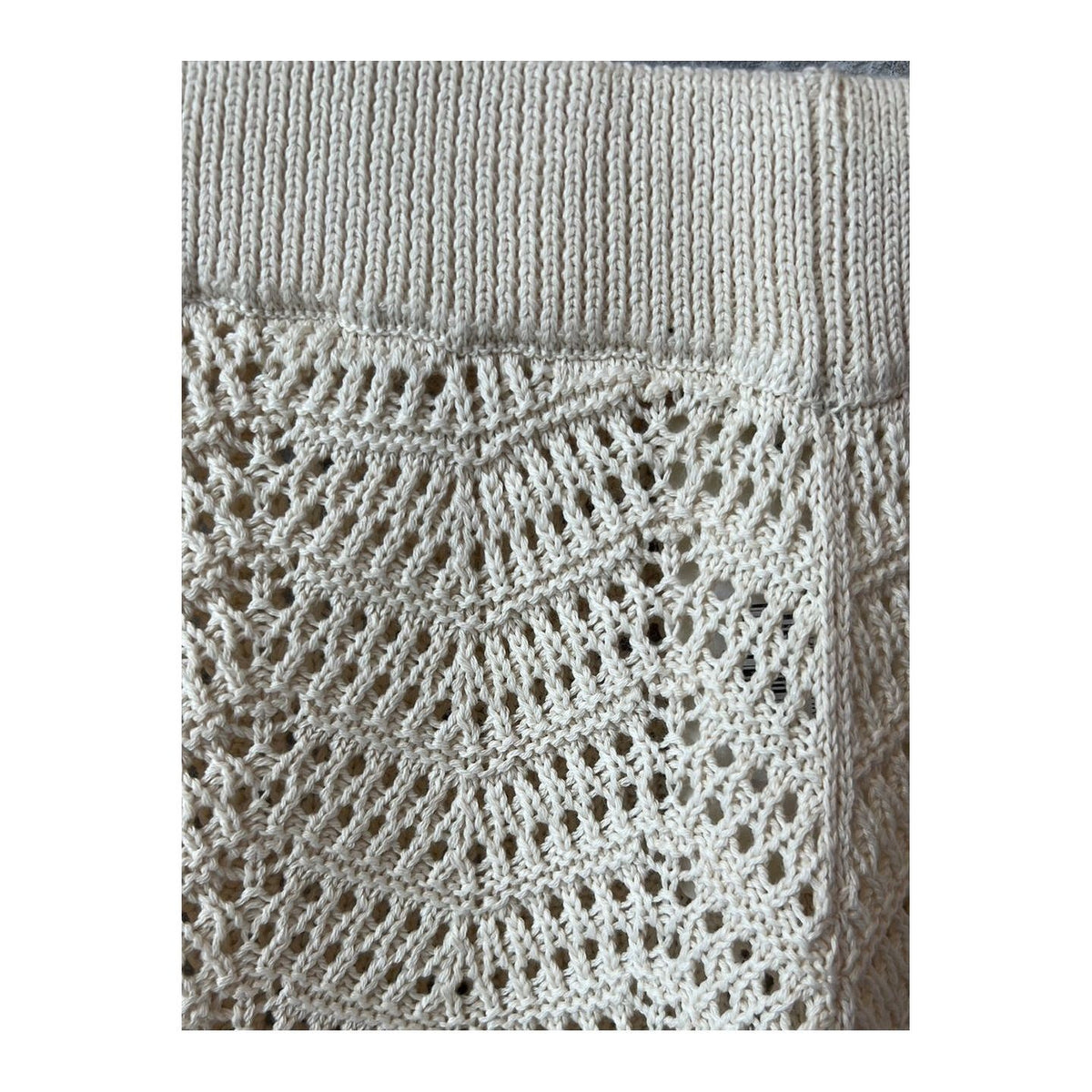 Women's Marli Crochet Knit Shorts in Ecru by Hartford Women's, featuring a stylish crochet-knit design and relaxed fit.