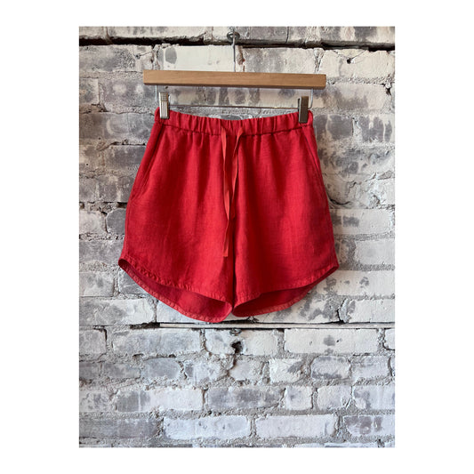 Soko Linen Short - Poppy - DUNE + SALT