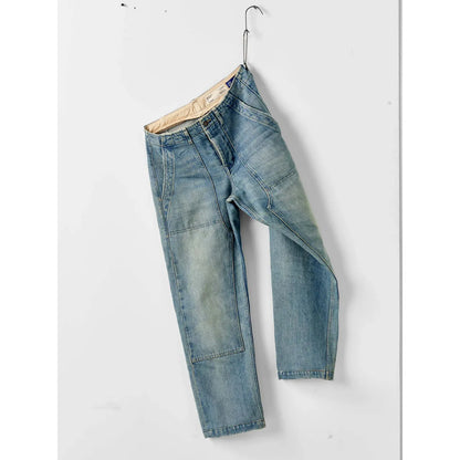 Hencye Workpant - Natural Indigo - DUNE + SALT