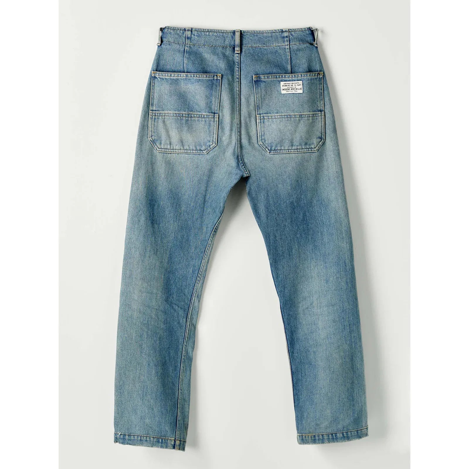Hencye Workpant - Natural Indigo - DUNE + SALT