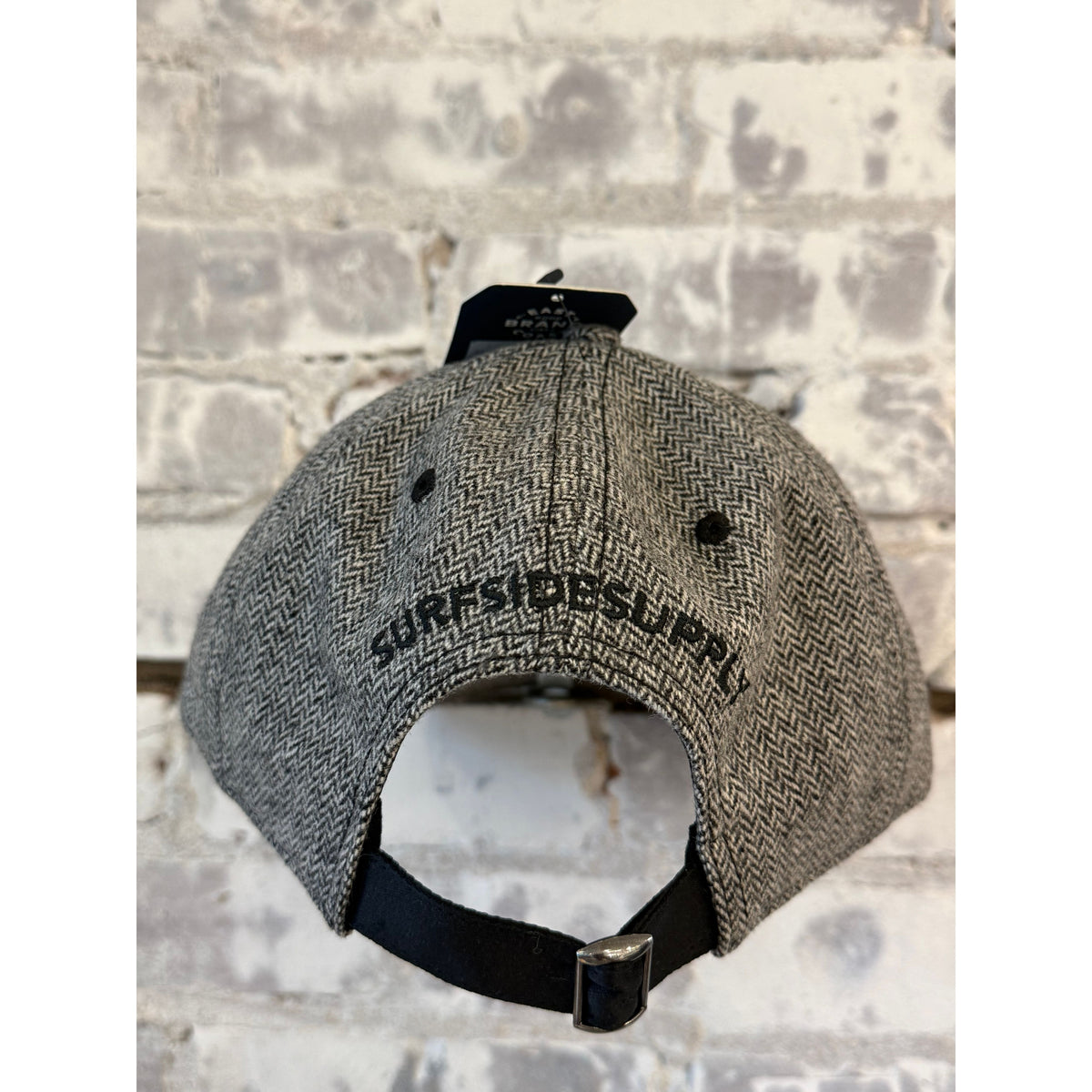 Surfside Supply Herringbone Flannel Logo Cap - Charcoal Gray