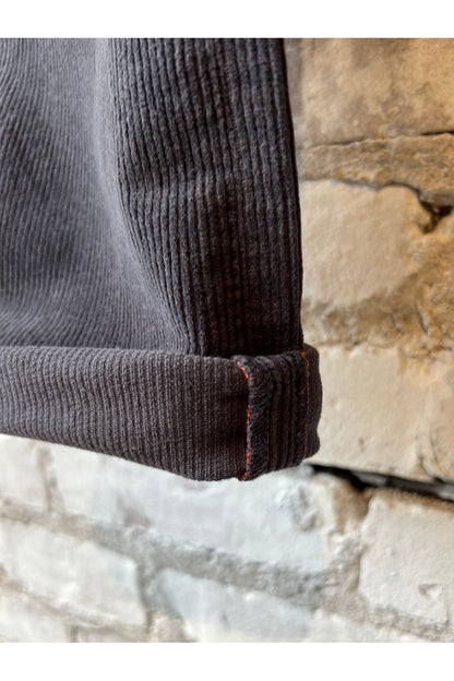 The Pen Slim Stretch 16w Corduroy - Charcoal - DUNE + SALT
