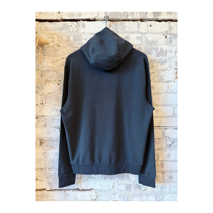 Men's navy hoodie from 04651/ featuring a comfortable fit and casual style, shown in the product image.