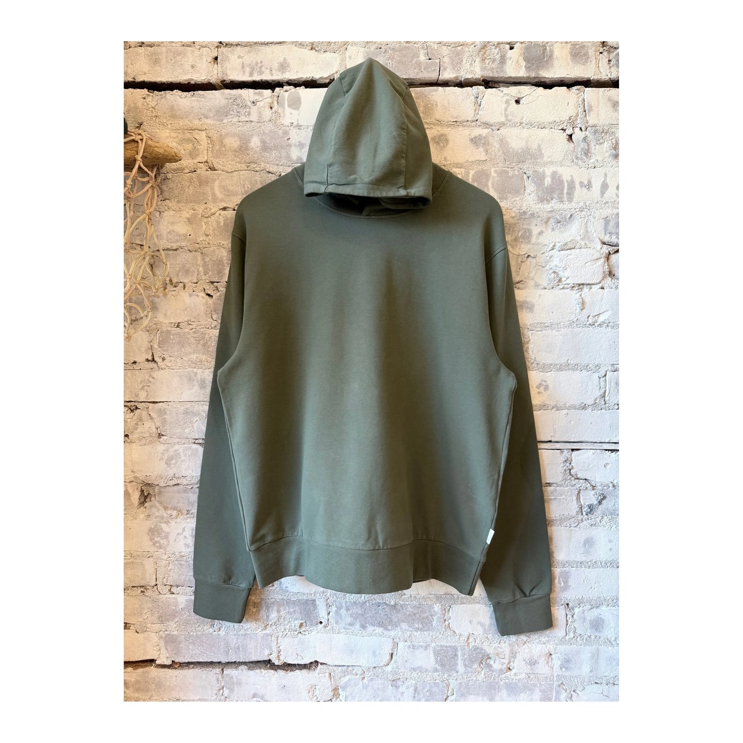 Men's IF Hood in Sea Kelp color, featuring a comfortable fit and casual style, shown on a model.