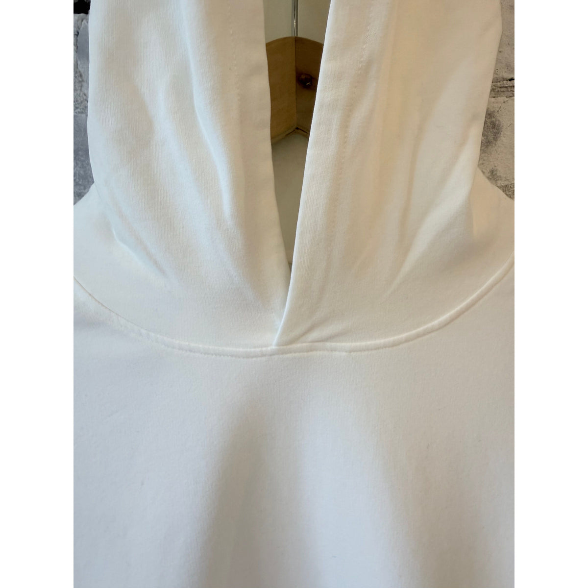 Men's white IF Hood by 04651/ featuring a comfortable fit and casual style, shown in the product image.