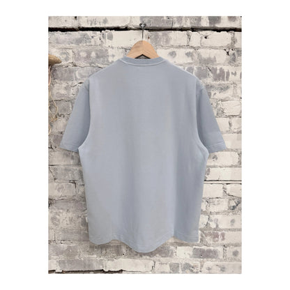 Men's sky blue IF Tee from 04651/ brand, showing a casual short-sleeve cotton t-shirt with a relaxed fit.