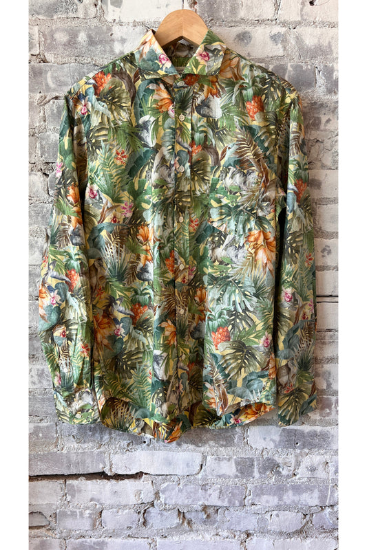 Paul Woven Shirt - Jungle - DUNE + SALT