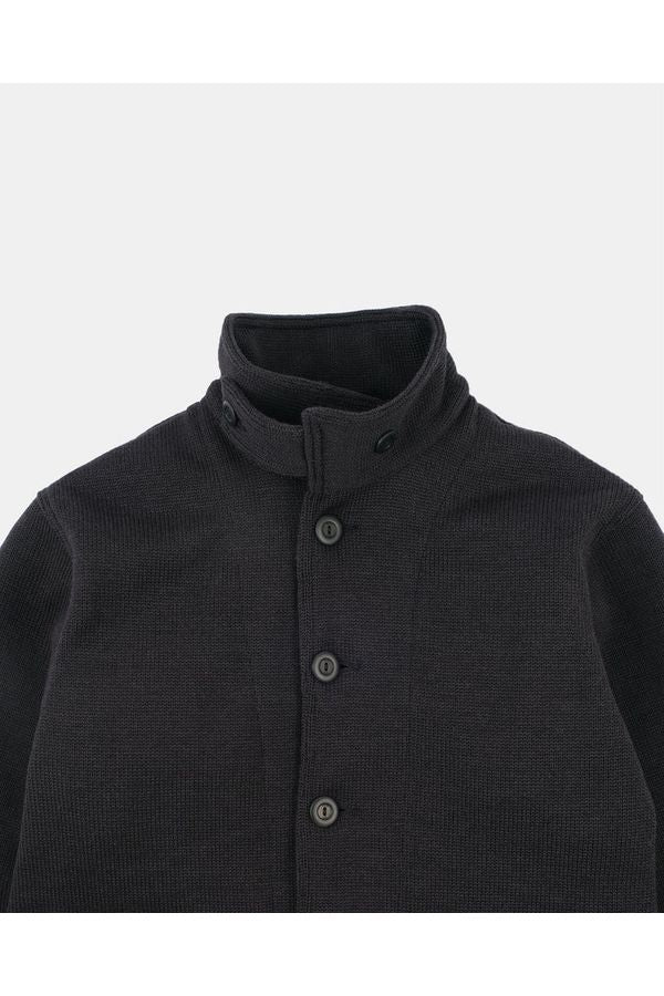 Lined Submariner Sweater Coat - Dark Charcoal - DUNE + SALT