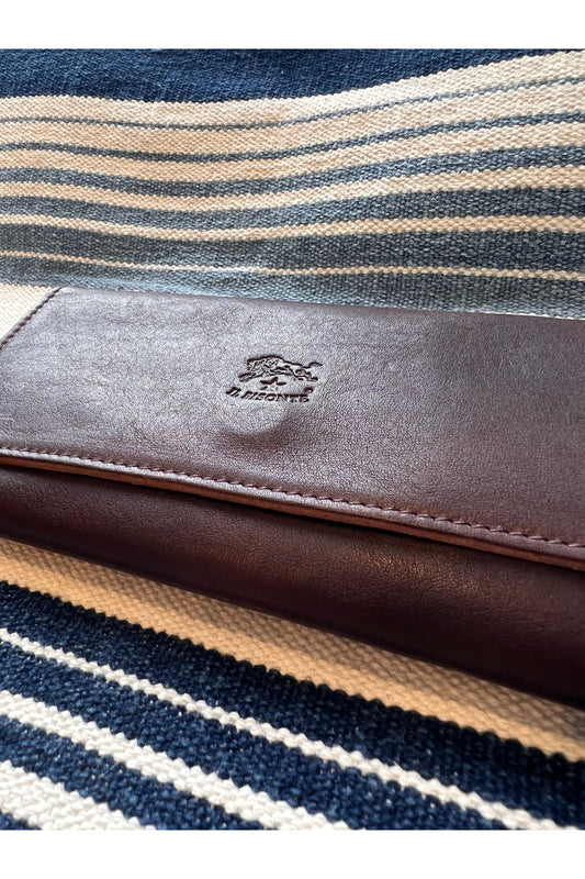 Continental Wallet in Calf Leather - Caffe - DUNE + SALT