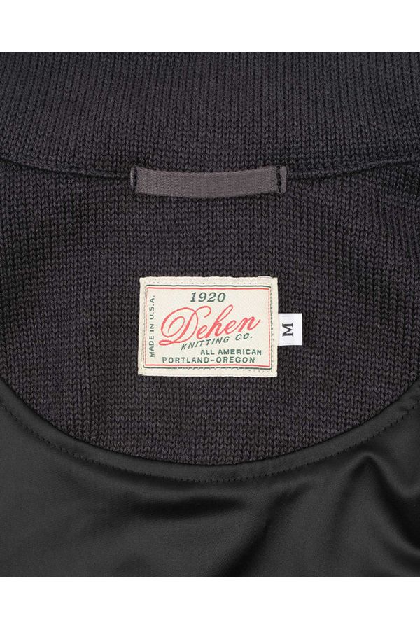 Lined Submariner Sweater Coat - Dark Charcoal - DUNE + SALT