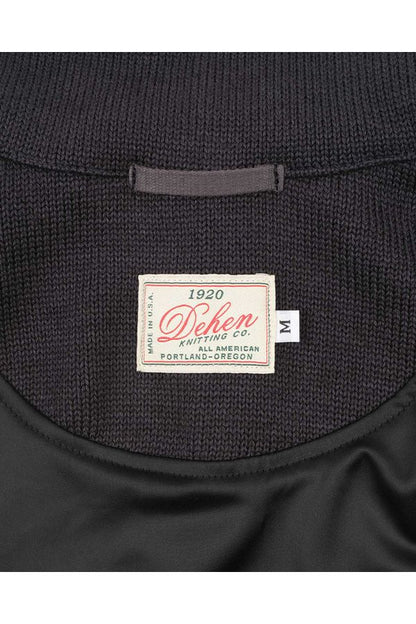 Lined Submariner Sweater Coat - Dark Charcoal - DUNE + SALT