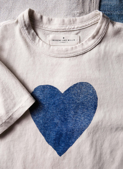 Heart Tee - Blue
