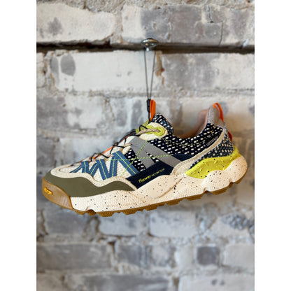 Flower Mountain Iwano 2 Capsule Waterproof Sneaker – Taupe/Dark Grey/Azure Dark Gray