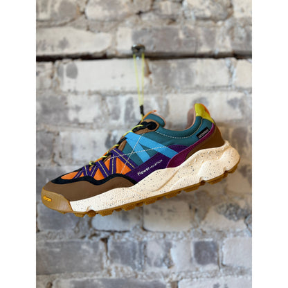 Flower Mountain Iwano 2 Waterproof Sneaker – Brown/Orange/Violet Dark Gray