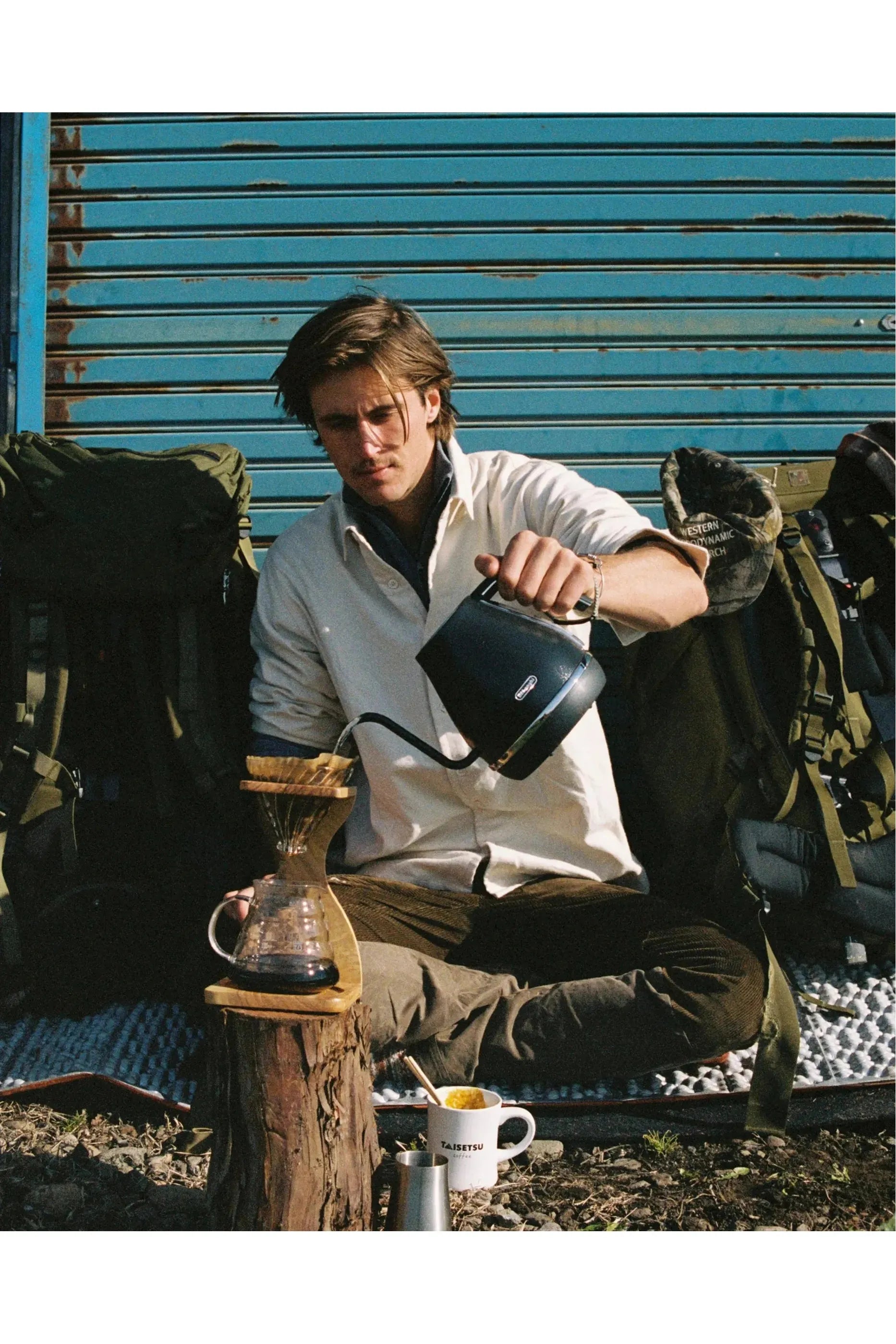 Framheim Men's Flannel Shirt - Oatmeal - DUNE + SALT