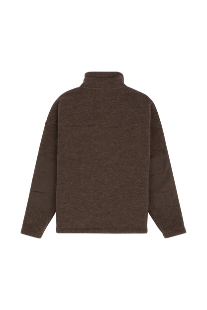 Women's V-Bond Waxed Fleece - Cowboy/Brown - DUNE + SALT