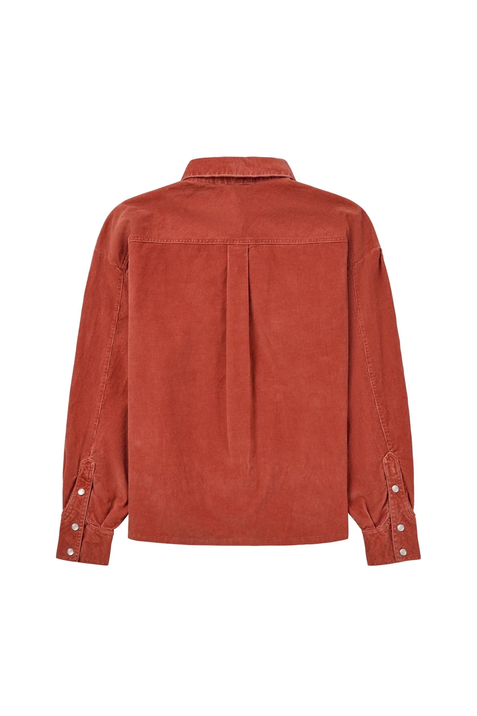 Women's Wild Velvet Shirt - Terra Red - DUNE + SALT