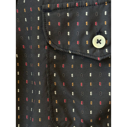 Men's navy Jove 50's shirt by Freenote Cloth, featuring classic 1950s-inspired style and vintage-inspired details.