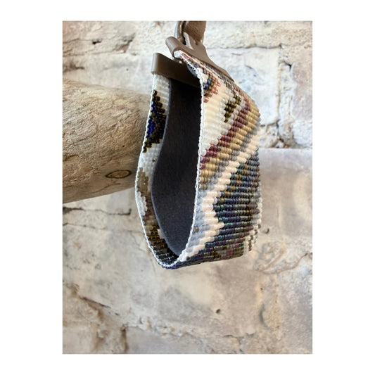 Julie Rofman JR22 Tahiti Medium Cuff jewelry with polished gold finish and smooth curved design, displayed on a neutral background.