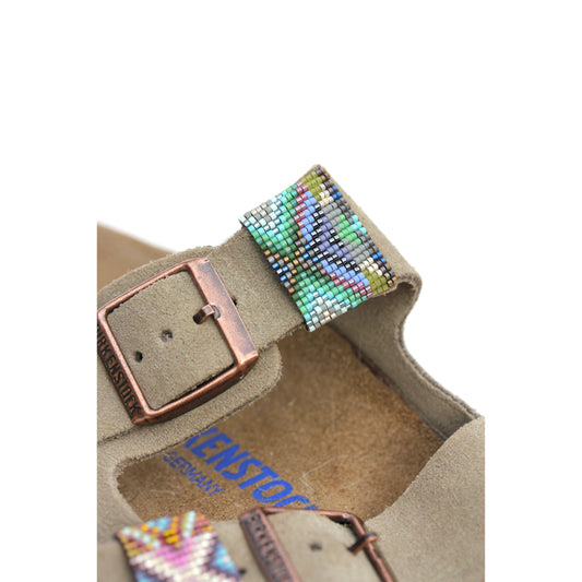 Julie Rofman Forest Beaded Shoe Loop accessory featuring intricate beaded details for decorative shoe embellishments.
