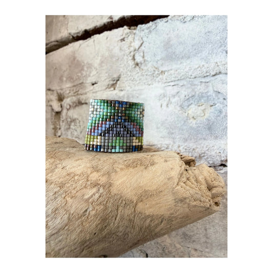 Julie Rofman JRS Forest Beaded Shoe Loop accessory featuring beaded details for stylish shoe decoration.