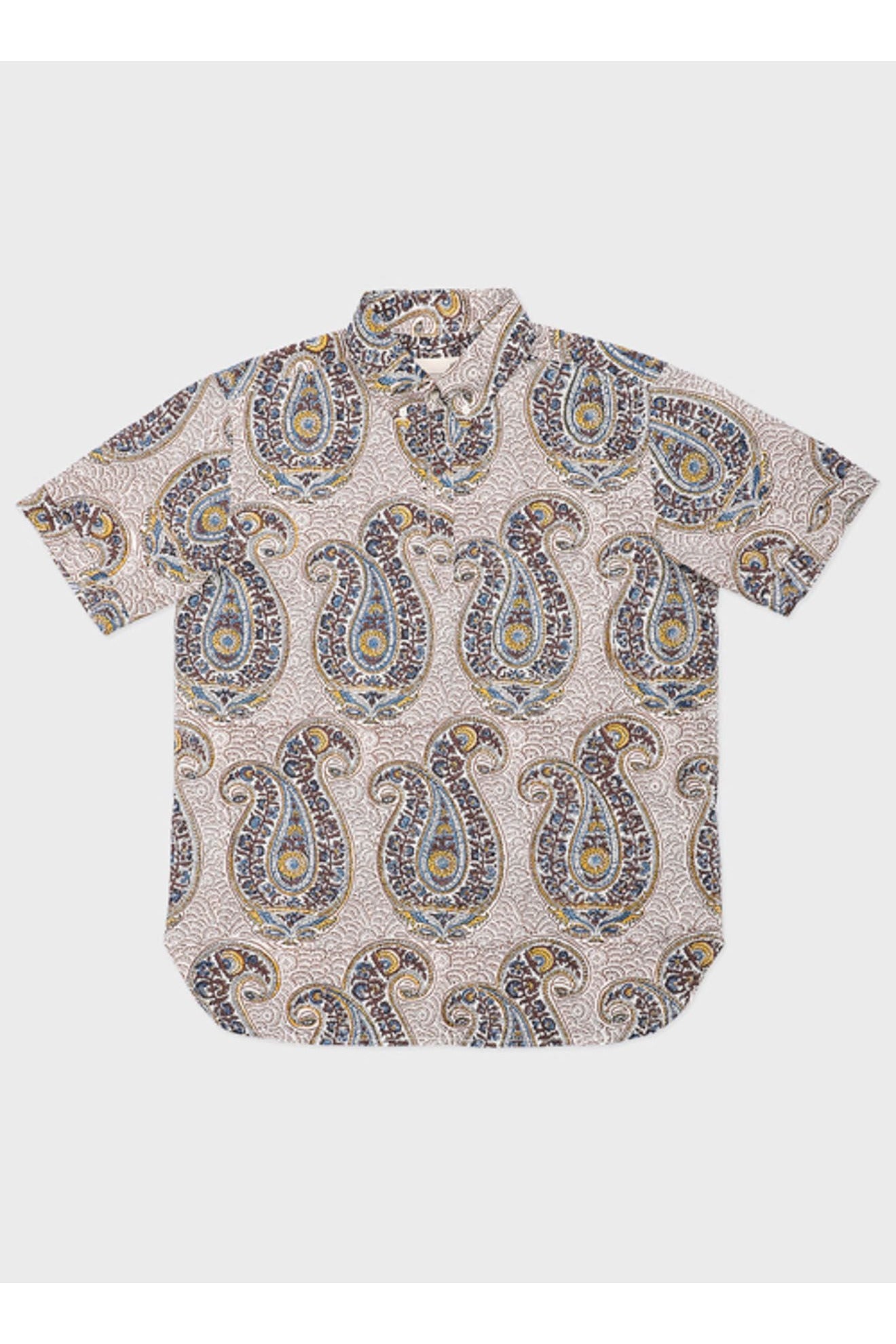 Henry Chintan BlockPrint SS Shirt - BP93 - DUNE + SALT
