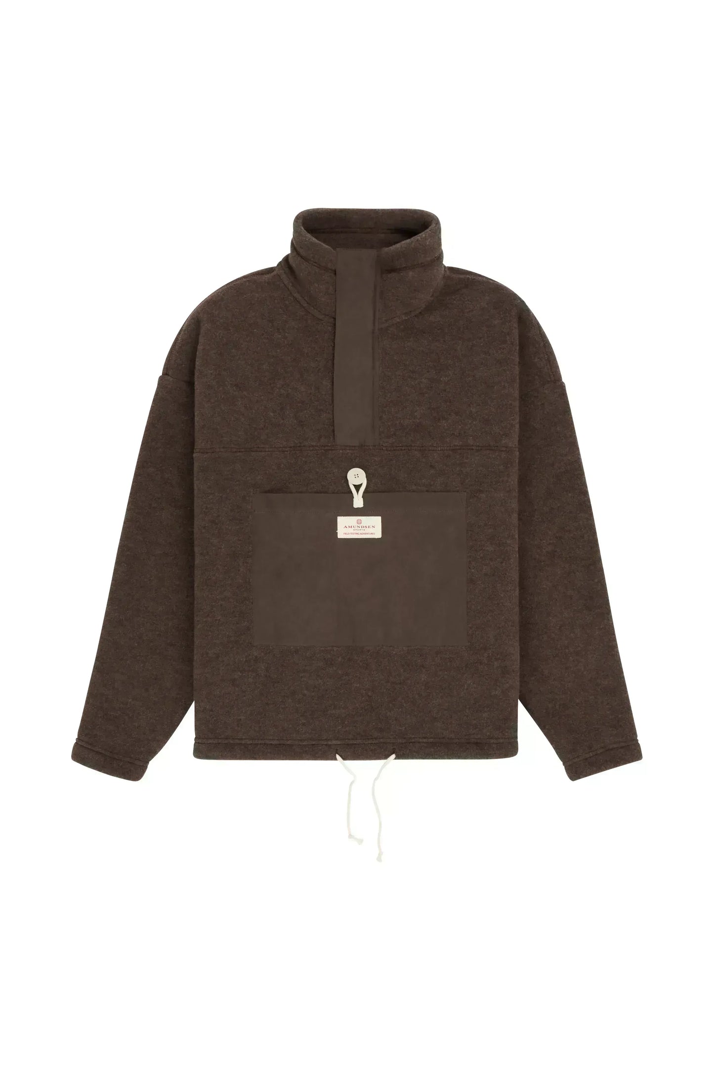 Women's V-Bond Waxed Fleece - Cowboy/Brown - DUNE + SALT