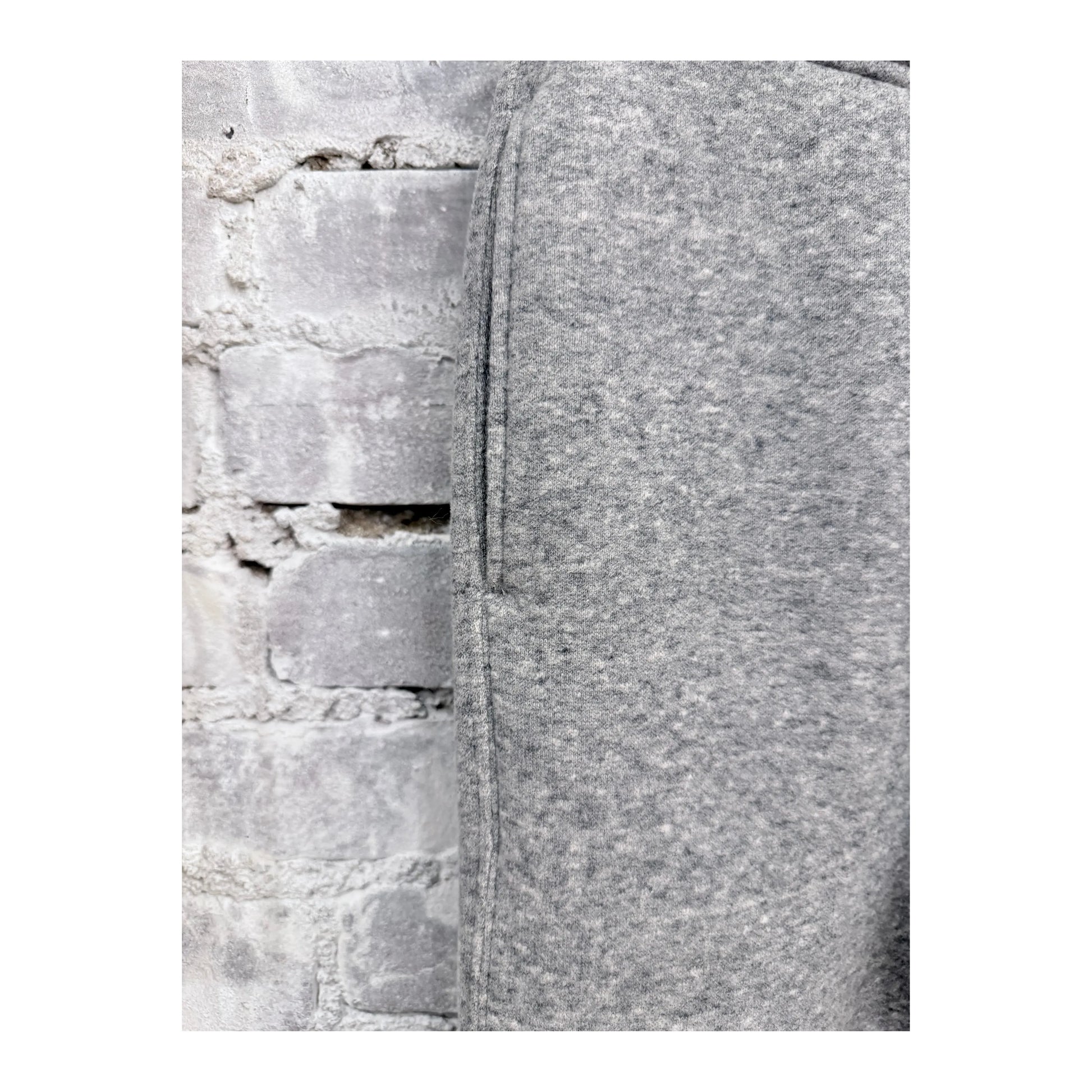 Men's V::Room Heather Charcoal cotton Tencel fleece sweatpants with brushed interior, relaxed fit, and drawstring waist.