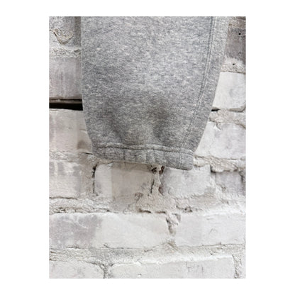 Men's V::Room Heather Charcoal L/S Cotton Tencel Brushed Fleece Sweatpant shown front view with relaxed fit and drawstring waist.