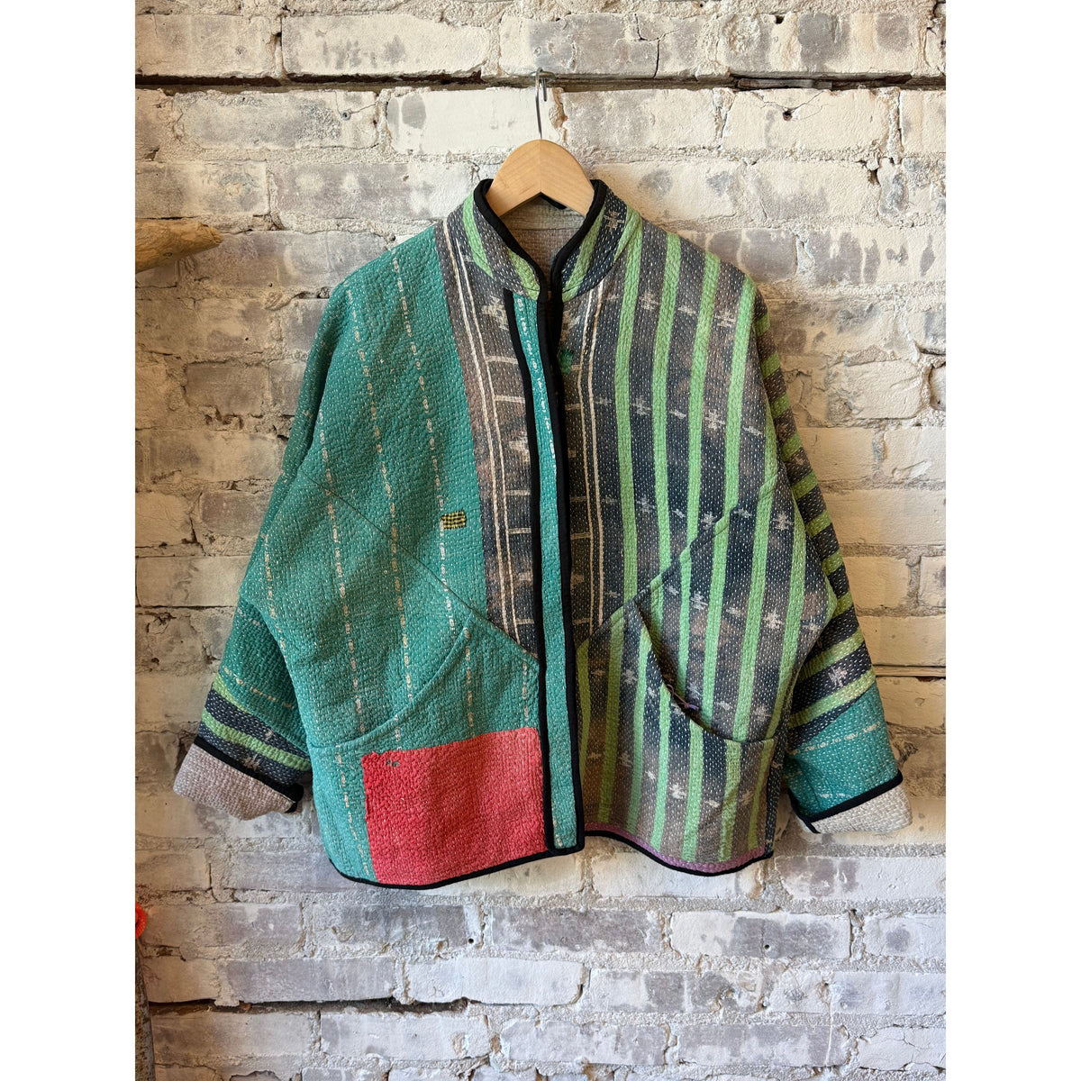 Women's Ladhiya jacket by Namai in assorted colors, featuring a stylish design and comfortable fit, shown in various vibrant shades.