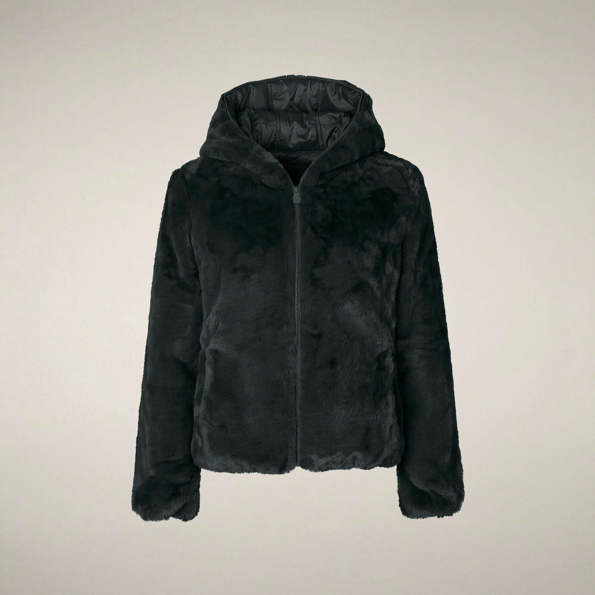 Laila Reversible Hooded Jacket - Nori Green