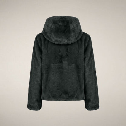 Laila Reversible Hooded Jacket - Nori Green