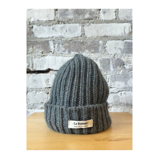 Le Bonnet Logo Beanie - Slate Grey - DUNE + SALT
