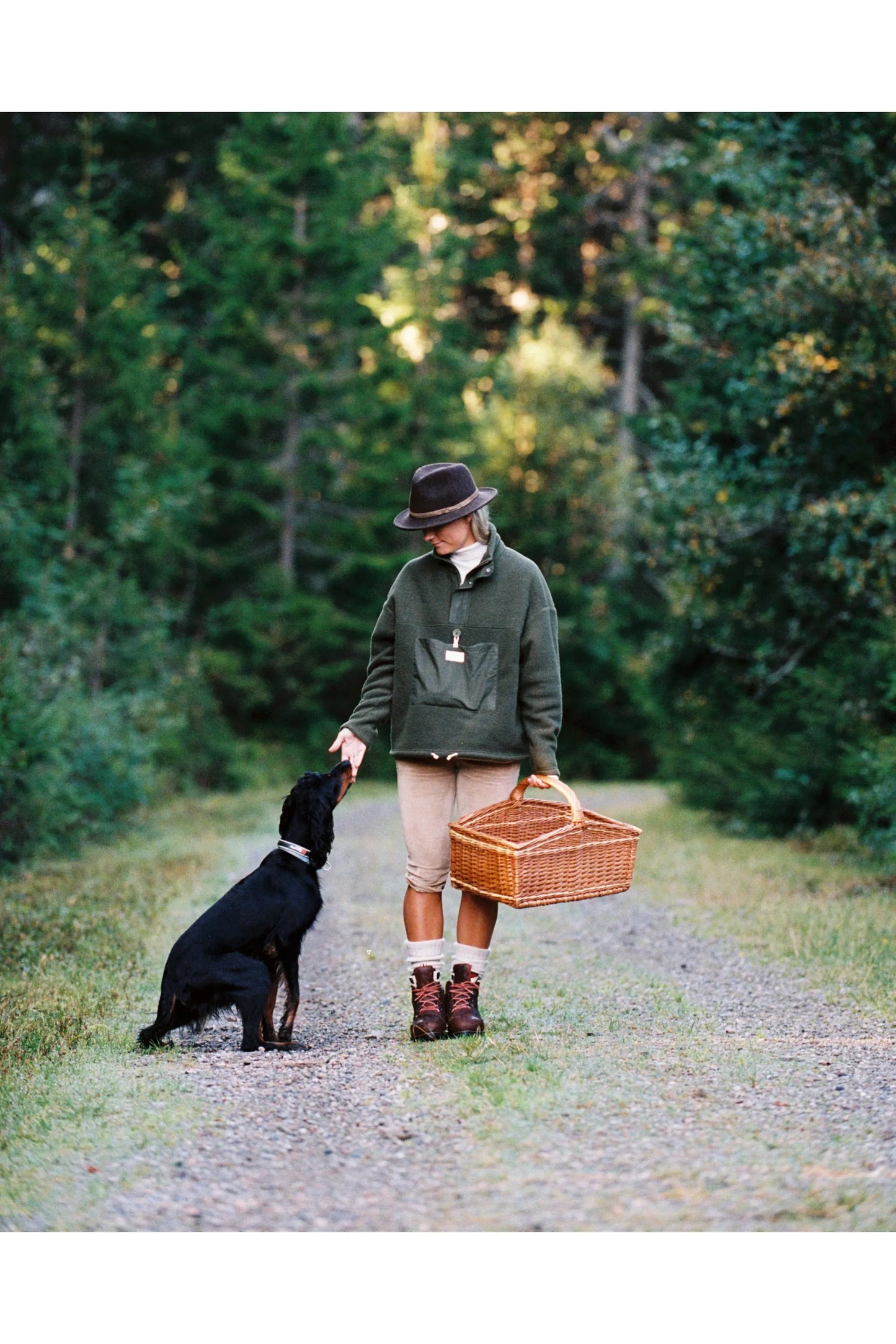 Women's V-Bond Waxed Fleece - Cowboy/Brown - DUNE + SALT