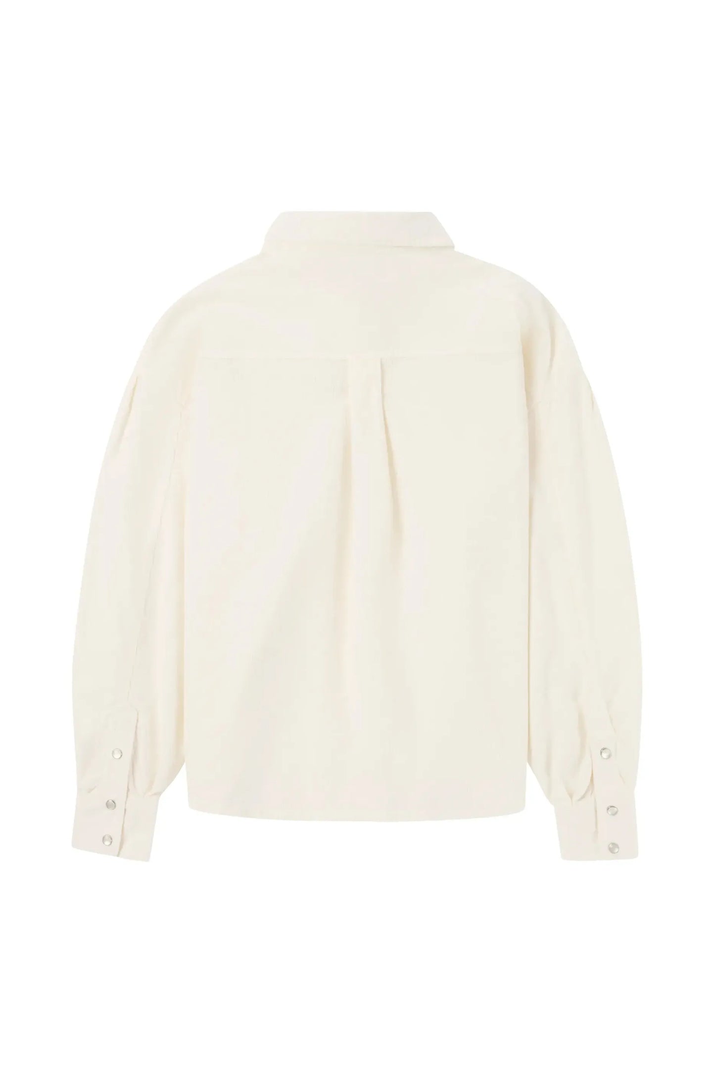 Women's Wild Velvet Shirt - White - DUNE + SALT