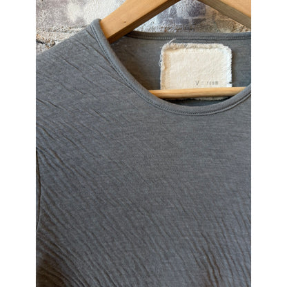 V::Room LS High-Soft Double-Face Crew - Charcoal Dim Gray
