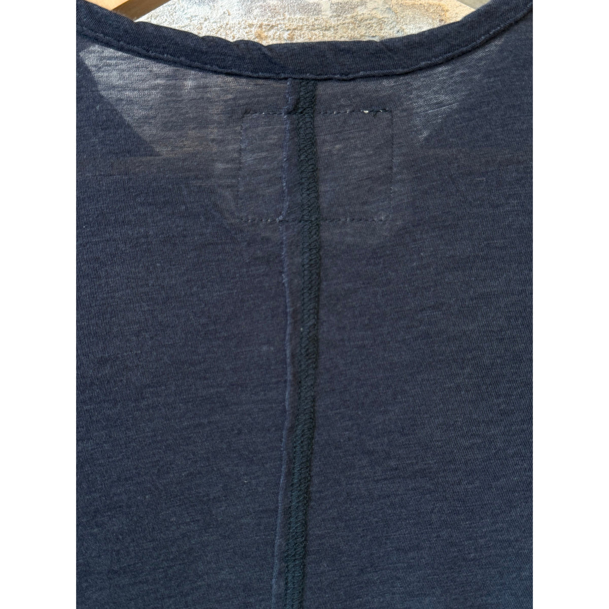 V::Room LS Hi-Soft Jersey Inner Crew - Dark Navy Dark Slate Gray
