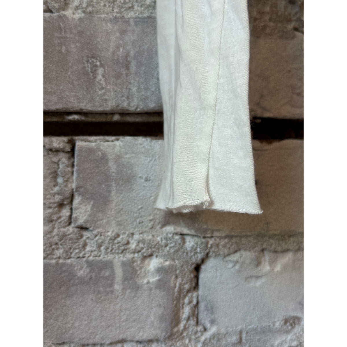 V::Room LS Hi-Soft Jersey Inner Crew - White Light Slate Gray