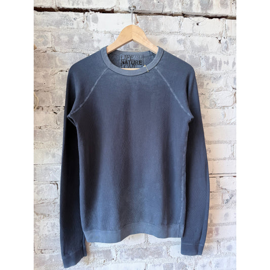 Women's Lucky Rabbits Sweatshirt by Freecity featuring a Moonshroom Rabbit print on soft fabric.