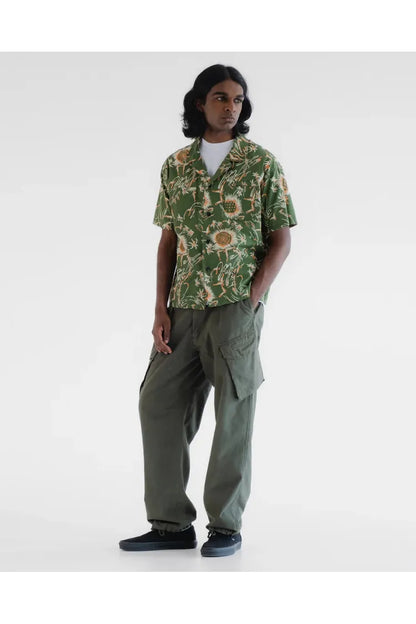 Aloha Shirt - Green Casa Print - DUNE + SALT