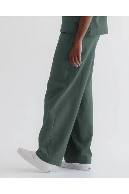Reformer Twill Jersey Pants - Forest Green - DUNE + SALT