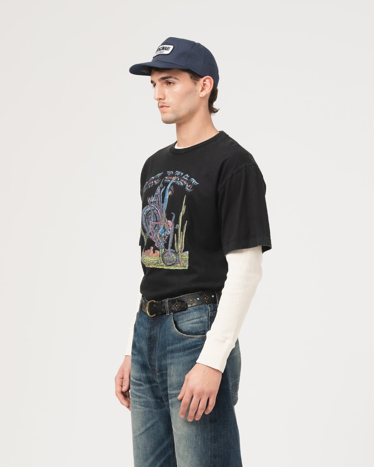 Rodeo Basic Jersey Tee - Black