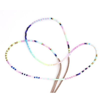 Julie Rofman Malibu Necklace, elegant accessory featuring layered silver chains and subtle pendant detail.