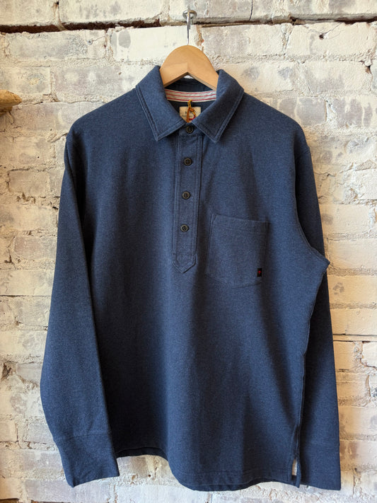 Relwen Mariner Polo - Navy Heather Dark Slate Gray
