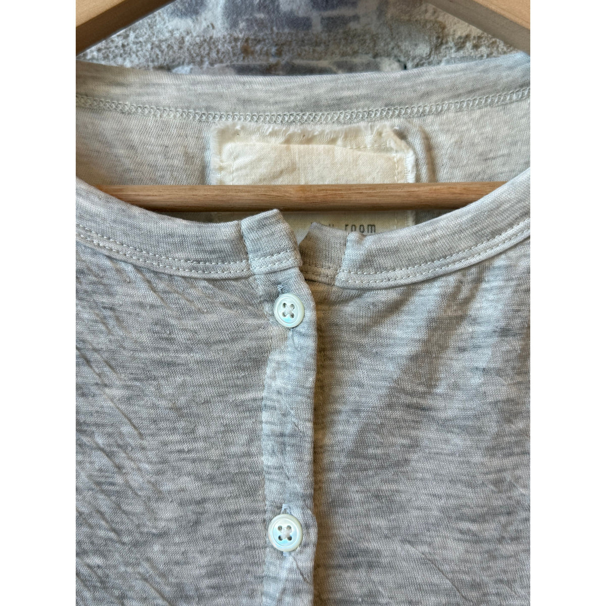 V::Room Melange Double-Face Cardigan - Heather Grey Dark Gray