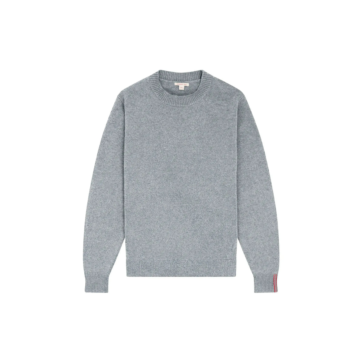 Men's Amundsen Lodge Sweater in Husky Grey, showcasing a cozy knit design and classic fit suitable for casual wear.