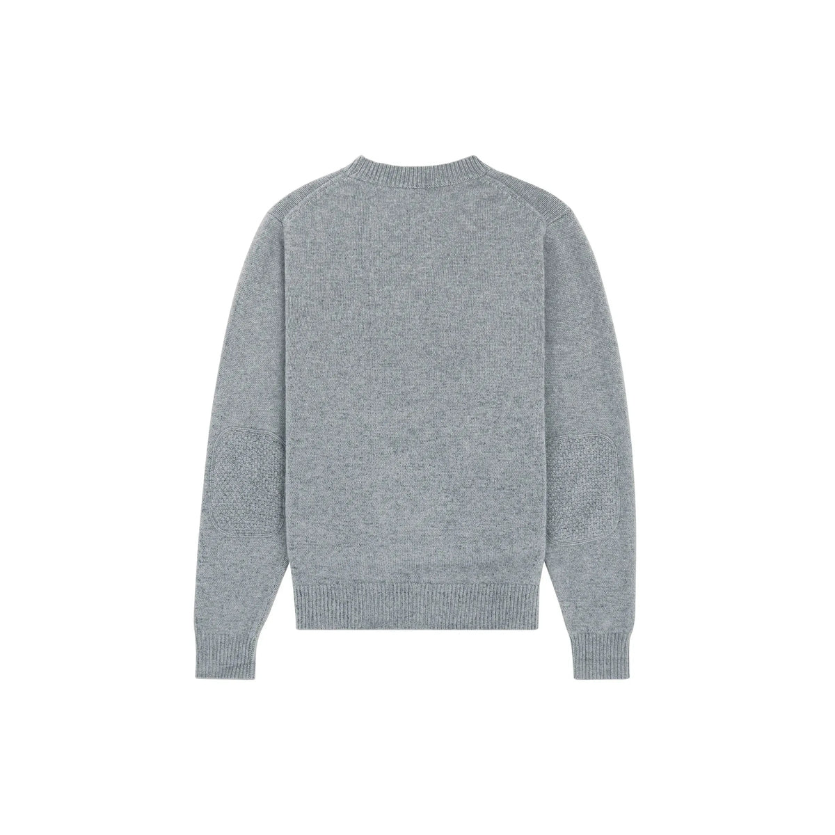 Men's Amundsen Lodge Sweater in Husky Grey, featuring a cozy knit texture and classic fit, ideal for casual winter wear.
