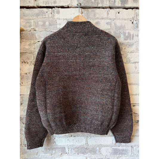 Men's Big Rock Candy Mountaineering Metanoia Sweater in Passion Fruit, featuring vibrant knit fabric and classic crewneck design.